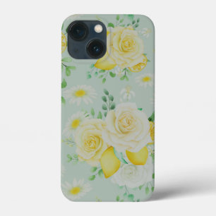 かわいい花とレモンのケースメイトiPhoneケース iPhone 13 Miniケース