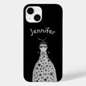 かわいい花のイヤリングケース – メイトiPhoneケース Case-Mate iPhoneケース (裏面)