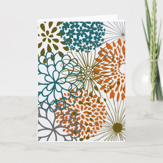 かわいい花のカード カード (正面)