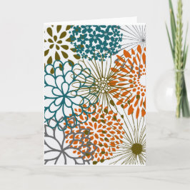 かわいい花のカード カード