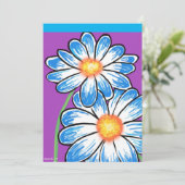 かわいい花のカード サンキューカード (スタンド正面)