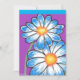 かわいい花のカード サンキューカード