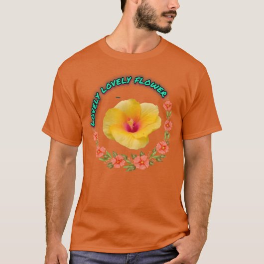 かわいい花のギフト Tシャツ (正面)