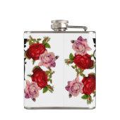 かわいい花のスカル フラスク (裏面)