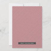 かわいい花のスパの女の子の誕生会 招待状 (裏面)