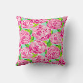 かわいい花のバラ クッション (裏面)