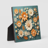 かわいい花のプラーク フォトプラーク (正面)