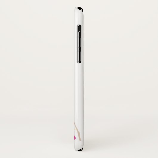 かわいい花のラマ Case-Mate iPhoneケース (裏面/左)