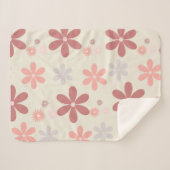 かわいい花の乙女の輝き シェルパブランケット (正面(横))