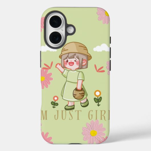 かわいい花の女の子 | パステル調の美意識 " Case-Mate iPhoneケース (裏面)