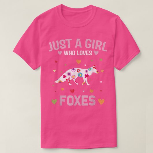 かわいい花の女性を愛する少女デイジー Tシャツ (デザイン正面)