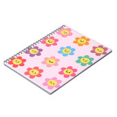 かわいい花の感情チャート ノートブック (左側)