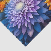 かわいい花の水彩画の花のAIアート 薄葉紙 (詳細)