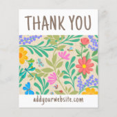 かわいい花の自然 テーマ ご購入ありがとうございます (正面)