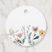 かわいい花の茶会  ブライダルシャワー フェイバータグ (裏面)