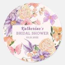 かわいい花の蝶々 ブライダルシャワー