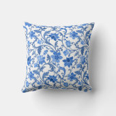 かわいい花の装飾模様 クッション (裏面)