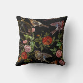 かわいい花の装飾的な目を引く クッション (裏面)