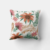 かわいい花の装飾的な目を引く クッション (裏面)