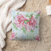 かわいい花の装飾的な目を引く クッション (ブランケット)