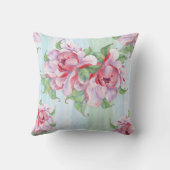 かわいい花の装飾的な目を引く クッション (裏面)