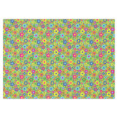 かわいい花の誕生日パーティー テーブルクロス (正面(横))