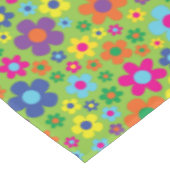 かわいい花の誕生日パーティー テーブルクロス (アングル)