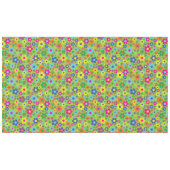 かわいい花の誕生日パーティー テーブルクロス (正面(横))