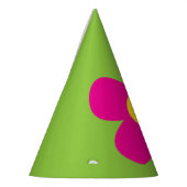 かわいい花の誕生日パーティー パーティーハット (左)