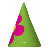 かわいい花の誕生日パーティー パーティーハット (右)