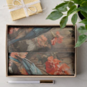 かわいい花の鳥好きティッシュペーパー 薄葉紙 (ギフト)