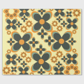 かわいい花びら模様9 ラッピングペーパー (フラット)