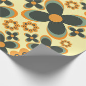 かわいい花びら模様9 ラッピングペーパー (角)