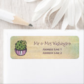 かわいい花サボテン ラベル (インサイチュ)