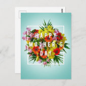 かわいい花ハッピーマザーズデイフローラ ポストカード (正面/裏面)