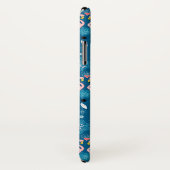 かわいい花フラミンゴ柄 Case-Mate iPhoneケース (裏面/右)