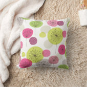 かわいい花レトロの抽象的なパターンデザイン クッション (ブランケット)