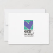 かわいい花嫁のブライズシャワー招待状 - マンゴー 招待状 (裏面)