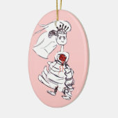 かわいい花嫁 セラミックオーナメント (左)