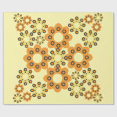 かわいい花弁柄2 ラッピングペーパー (フラット)