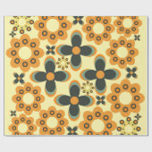 かわいい花弁柄4 ラッピングペーパー (フラット)