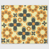 かわいい花弁柄5 ラッピングペーパー (フラット)