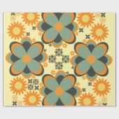 かわいい花弁柄7 ラッピングペーパー (フラット)