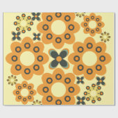 かわいい花弁柄8 ラッピングペーパー (フラット)