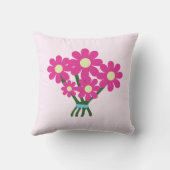 かわいい花束 クッション (裏面)