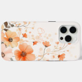 かわいい花柄の名前iPhoneケース Case-Mate iPhoneケース (裏面 (横))