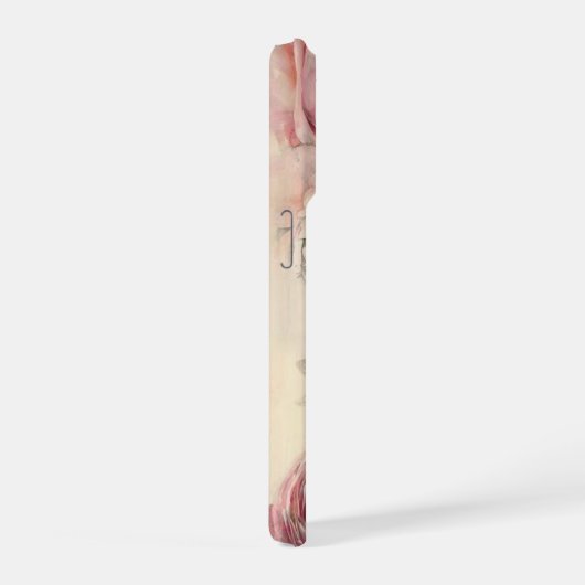 かわいい花柄の携帯ケース iPhoneケース (右側面)