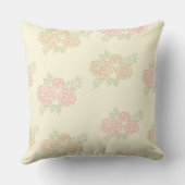 かわいい花柄の母の日 クッション (裏面)