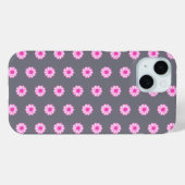 かわいい花柄の背景 Case-Mate iPhoneケース (裏面 (横))
