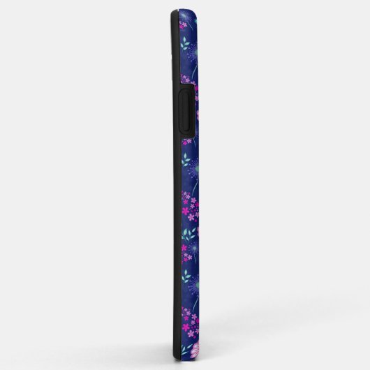 かわいい花柄の背景 Case-Mate iPhoneケース (裏面/右)